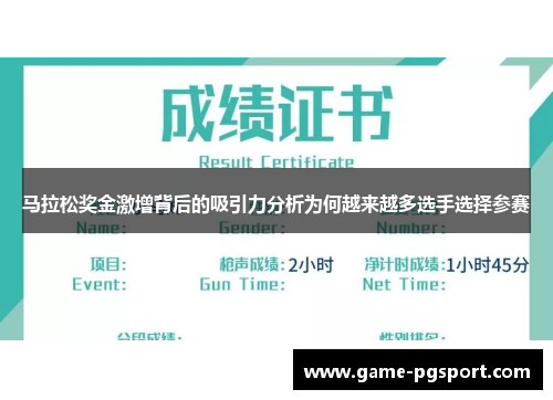 马拉松奖金激增背后的吸引力分析为何越来越多选手选择参赛